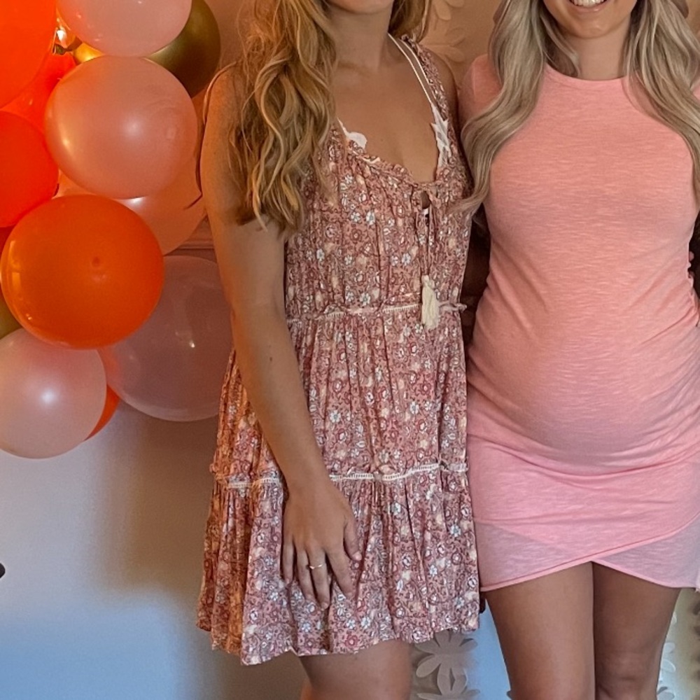 Floral shift dress